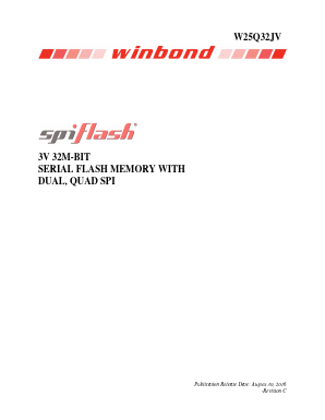 W25Q32JVTBIQ-TR Datasheet PDF Winbond
