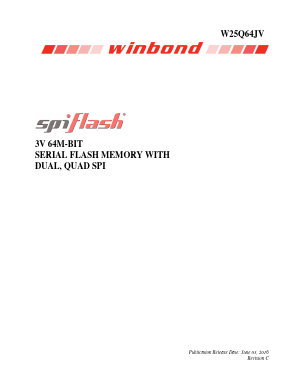 W25Q64JVDAIQ Datasheet PDF Winbond