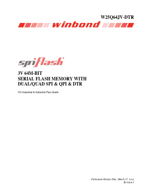 W25Q64JVXGIM Datasheet PDF Winbond