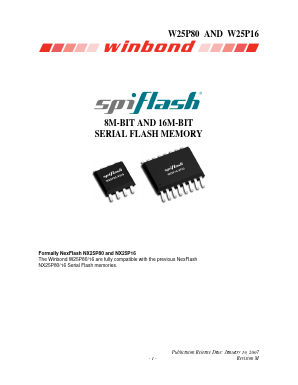 W25P16VSI Datasheet PDF Winbond