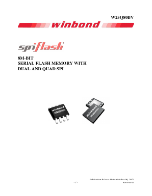 25Q80BVAAP Datasheet PDF Winbond
