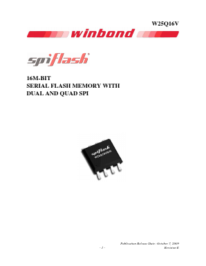 W25Q16V Datasheet PDF Winbond