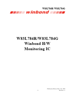 W83L784G Datasheet PDF Winbond