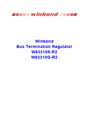 W83310S-R2 Datasheet PDF Winbond