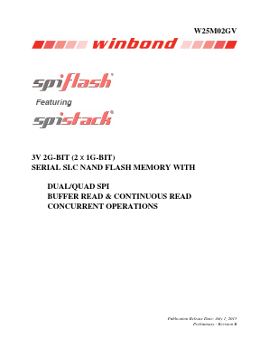 25M02GVTBIG Datasheet PDF Winbond