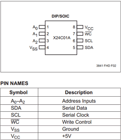 X24C01API-3 Datasheet PDF Xicor -> Intersil