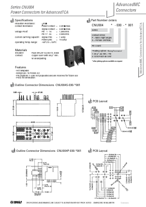 CNU004S-030-1001 Datasheet PDF Yamaichi Electronics Co., Ltd.