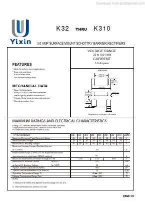 K310 Datasheet PDF Shenzhen Yixinwei Technology Co., Ltd.