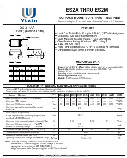 ES2G Datasheet PDF Shenzhen Yixinwei Technology Co., Ltd.