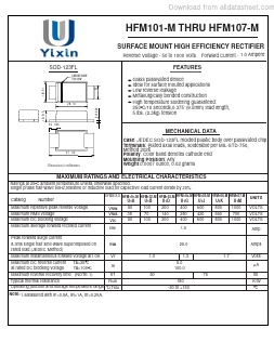HFM106-MU1K Datasheet PDF Shenzhen Yixinwei Technology Co., Ltd.