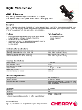 VN101503 Datasheet PDF [ZF Friedrichshafen AG