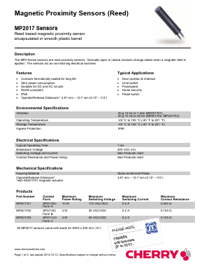 MP201702 Datasheet PDF [ZF Friedrichshafen AG