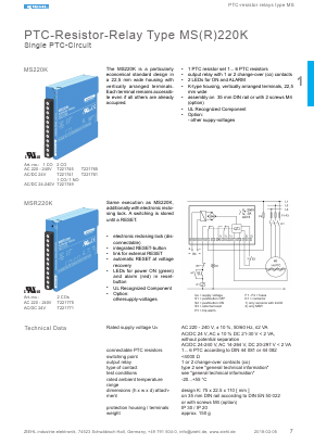 T221741 Datasheet PDF ZIEHL industrie-elektronik GmbH   Co KG