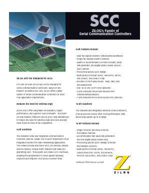 Z8523020VSC Datasheet PDF Zilog